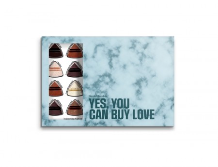 Yes you can buy love, sjokolade i gaveeske, 24stk (240g)