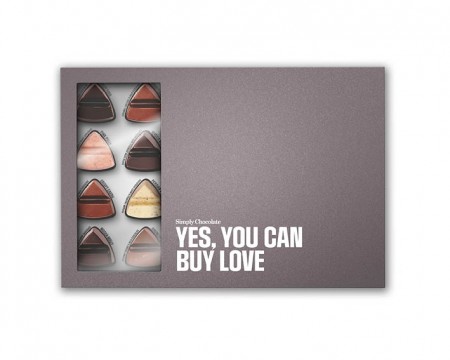 Yes you can buy love, sjokolade i gaveeske, 24stk (240g)