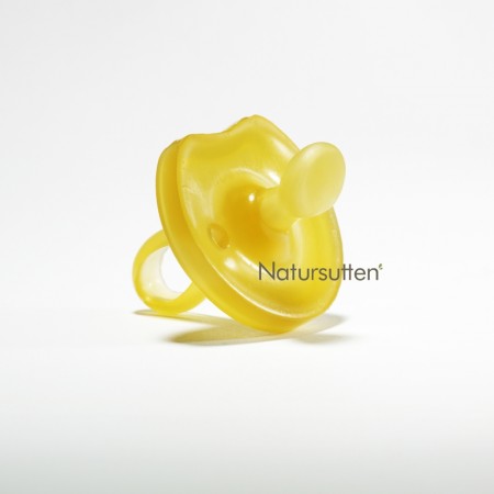 Natursutten smokk i naturgummi – sommerfugl, anatomisk tupp