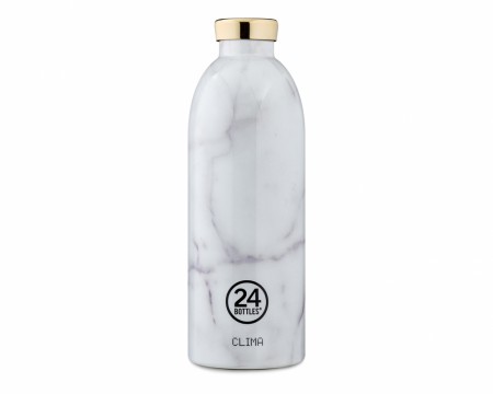 Termoflaske 850 ml, White Marble Carrara 24Bottles
