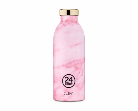 Termoflaske 500 ml, Pink Marble 24Bottles